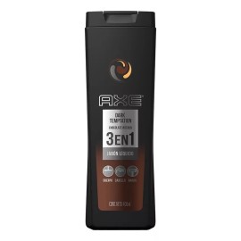 Axe Jabón Líquido Corporal Axe Dark Temptation 3 En 1 400 Ml