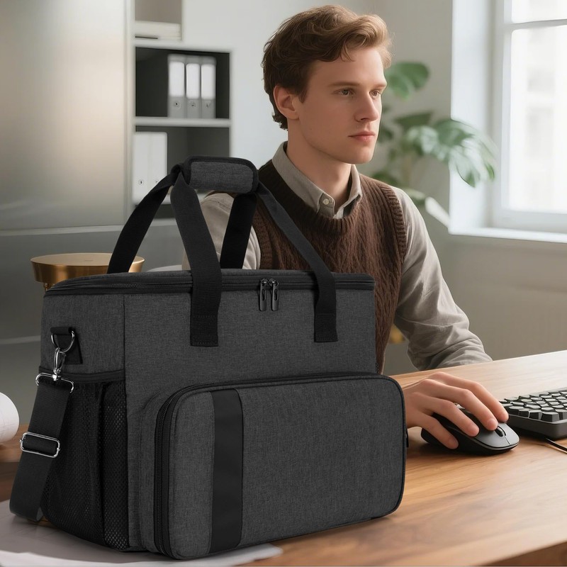 CURMIO Portable Printer Carrying Case Compatible with HP Tango/Tango X,
