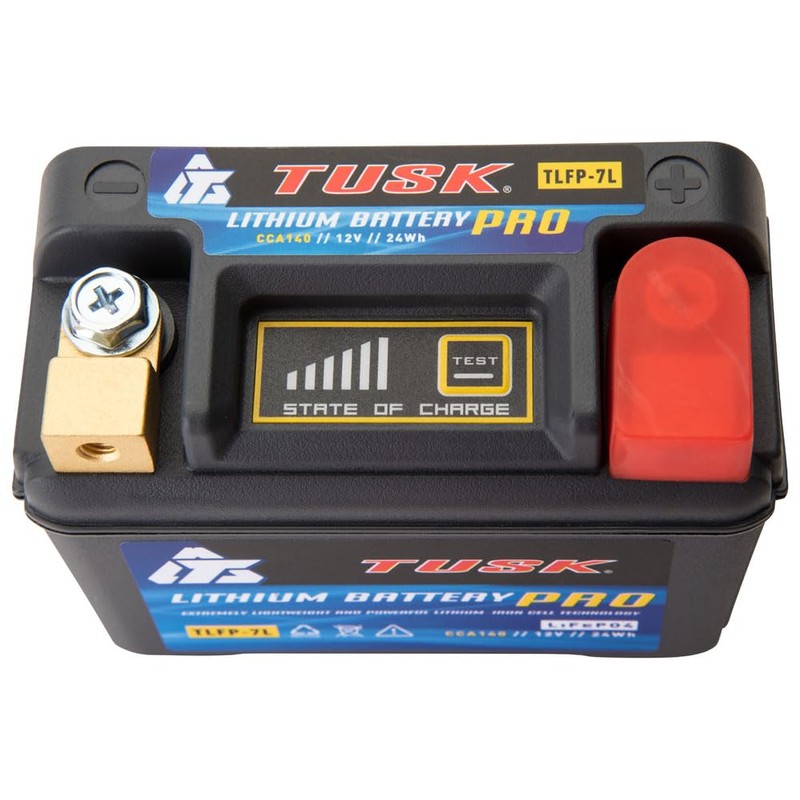 Tusk Lithium Pro Battery TLFP-7L For HONDA CRF450RL 2021-2025