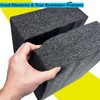 QISF 2PCS Cuttable Polyethylene Foam Block 12x10x3.5Inch Packing Sheet,9CM/3.5In Thick