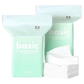 Urban Leaves Pure Cotton Disposable Sponge, 4 Pieces, 100 Pieces / 어반리브즈 순면 일회용 해면 솜, 4개, 100개입