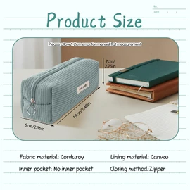 Electri-HQ Pencil Case, 8 Colours to Choose From, Pencil Case, Milky Grey for Girls, Teenagers, Pencil Case, Pencil Case, School Pencil Case for School, Office, gray, simplicity