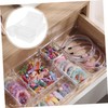 iplusmile 7pcs Desk Drawer Organizer Plastic Storage Bins Versatile Organizer