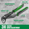 SK 8-Inch Quick Adjust Groove Joint Pliers, Water Pump Pliers,