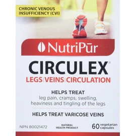 Nutripur Circulex, Venous Insufficiency, 60 vegetarian capsules