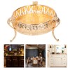 Fruit Tray Metal Round Place Snacks Small Jewelry Multifunctional Home