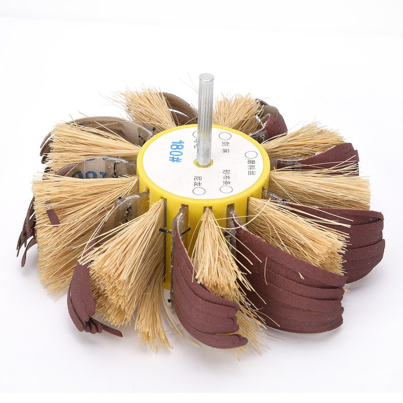 Sisal Buffing Wheel Manual Electric Drill Sisal Emery Cloth Polishing