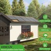 JJN 200 Watt Solar Panels, 10BB Monocrystalline 12V 2PCS 100W