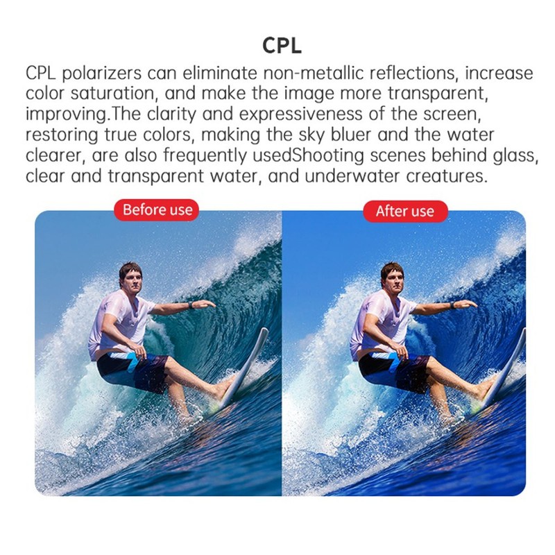 Lens Filters for Insta360 Ace Pro CPL Filter ND8 ND16