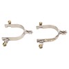 1 Pair Horse Spurs Stainless Steel Western Cowboys Spurs Men