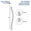 RecPro RV Acrylic Entry Door Grab Handle | 1" L