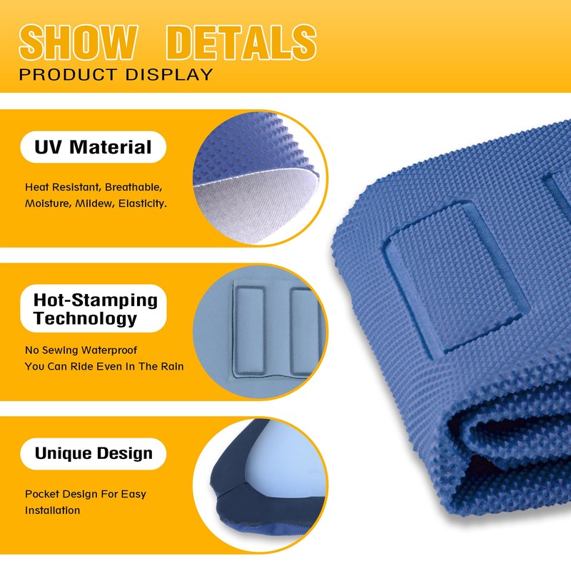 sawrain - Funda universal para asiento de bicicleta, color azul