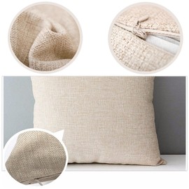 Easternproject Rooster Painting Farmhouse Decorative Throw Pillowcase Country Burlap Pillow Cover Cushion Case 18’’x18’’ (04)