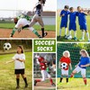 American Trends Toddler Soccer Socks 2 Pairs Kids Toddler Athletic