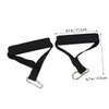 BIUDECO Carabiner Tension Rope Handles Set 2 Pairs of Fitness