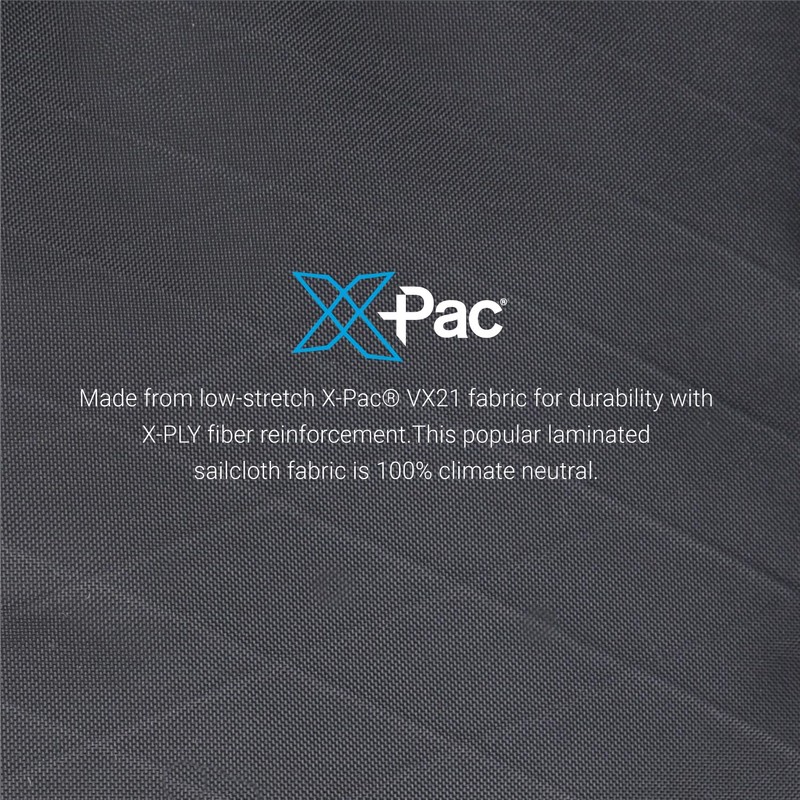 Lifeventure Men's X-Pac Card Slim RFID Protected Wallet Bi-Fold, Black,