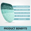 Arotive Soft Microfiber Bathroom Toilet Lid Cover, Machine Washable Seat