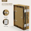 DUENPY 4 Folding 4x6 Picture Frame Horizontal Engineered Wood Accordion
