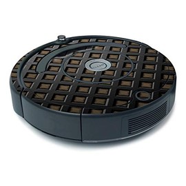 MightySkins Skin for iRobot Roomba 675 Minimal Coverage - Black Wall | Protective, Durable, and Unique Vinyl Decal wrap Cover | Easy to Apply, Remove, and Change Styles | Made in The USA