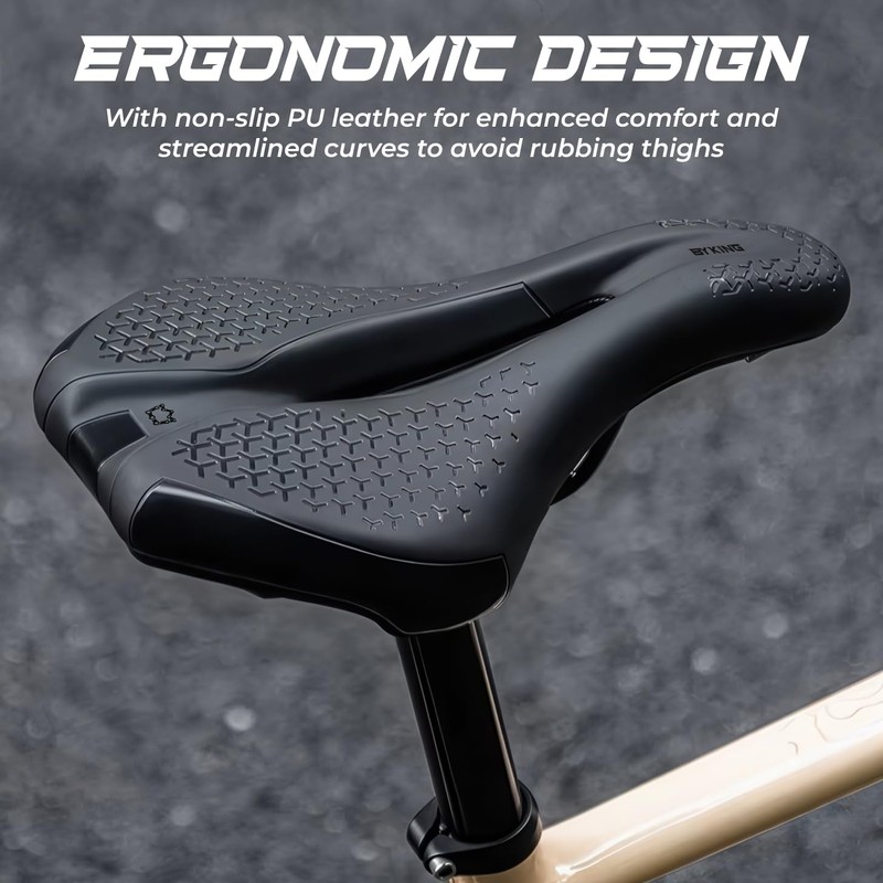 BYKING Road Bike Saddle – Lightweight Comfortable Bicycle Seat with