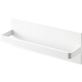 Yamazaki 3648 Magnetic Kitchen Towel Hanger, White, Approx. W 6.5 x D 1.6 x H 2.4 inches (16.5 x 4 x 6 cm), Tower Tower, Towel Rack, Kitchen, Easy to Install with Magnet