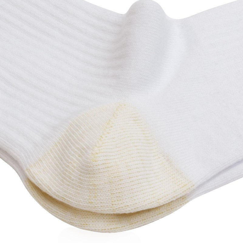 B-Five BF-PSS Basketball Socks, Stockings, Middle Socks, Plain, Unisex, white