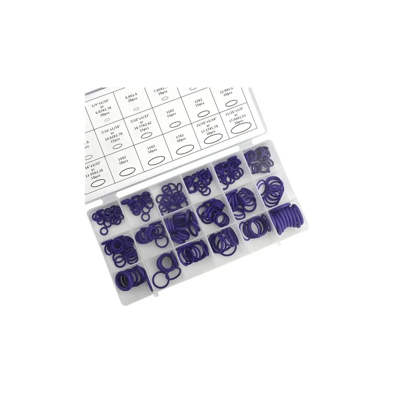 270pcs O Ring Anillos De Hule Alta Duración Universal Coche