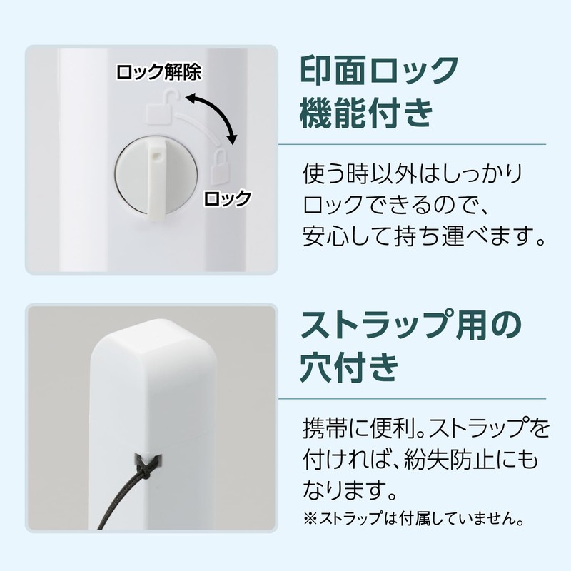 Shachihata CPHC-A2 One-Touch Seal Holder, Hanko Benri, Grayish Blue