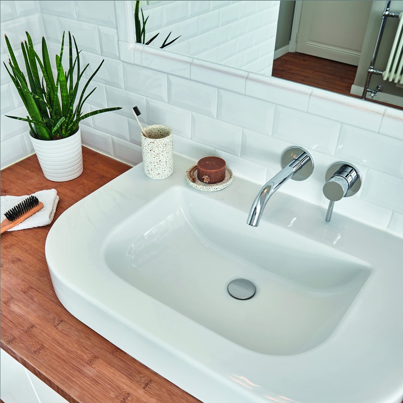 Wirquin Quick Clac 30718692 Washbasin Set Without Overflow Chrome