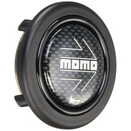 Momo HB-06 CARBON SILVER Horn Button