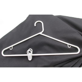 NAHANCO CLIP100 Plastic Tubular Hanger Clip (Pack of 100)