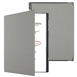 AXFEE Case for Remarkable Paper Pro 11.8", Ultra-Thin Lightweight Book Folio Cover with Pen Holder, Support Auto Wake and Sleep, PU Protective Cover for Remarkable Paper Pro 2024 Released, Gray