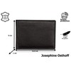 Josephine Osthoff Men's Leather Wallet with RFID Large with Coin