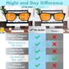 XL Orange Blue Light Blocking Glasses for Better Sleep -
