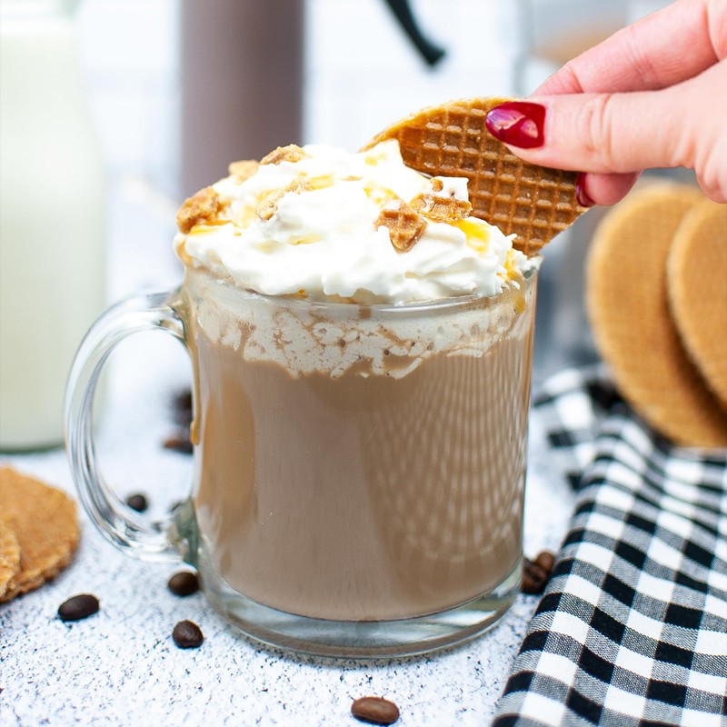 Stroop Club Coffee Infused Organic Stroopwafel Caramel Treats | Vegan,