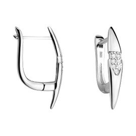 SOFIA MILANI - Women's Earrings 925 Silver - Zirconia Stud Earring - E1728