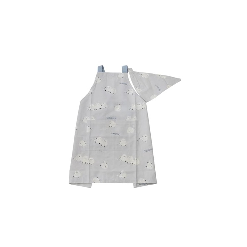 Friends Hill Kids Apron Large Multi Shimada Sun Gray