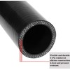 Haturmyko ID 2.5" to 3" 90 Degree Reducer Silicone Elbow