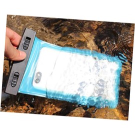 Bolsa Impermeable para teléfono móvil Estuche Impermeable para teléfonos celulares Estuches Impermeables para teléfonos Inteligentes de Tapa del teléfono Impermeable Azul