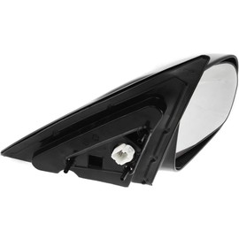 UPPARTS Side Mirror Replacement For 2001 2002 2003 2004 2005 Honda Civic DX EX GX LX - Passenger Side Mirror Includes Clear Glass, Housing, Cover - Black Color, Non-Heated, Paintable, Non-Foldable