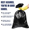 Plasticplace 35 Gallon Trash Bags │ 1.5 Mil │ Black