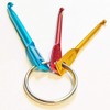 Milisten Pack of 3 Crochet Hook Craft Tools Crochet Aluminium