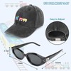 Jupsk Boys Baseball Cap and Sunglasses Set, Baby Sun Hat