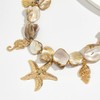 Dcfywl731 Starfish Shell Beach Necklaces for Women Summer Boho Seashell