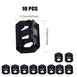 WADY 10Pcs Car Front Grille Bumper Clips Replacement for GMC Sierra 1500 Hummer H2 15162843 700-053 15078238 Radiator Grille Retainer Clips Bumper Cover Fasteners Front Grille Clips Metal Grill Clips