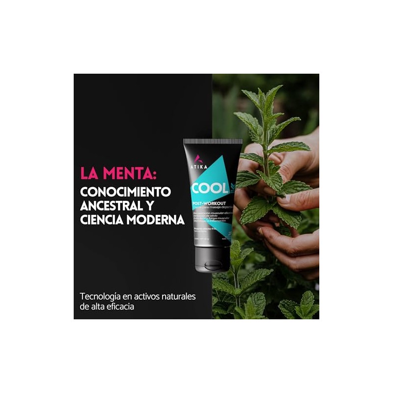 Atika COOL DOWN Crema Corporal Muscular | Recuperación Acelerada y