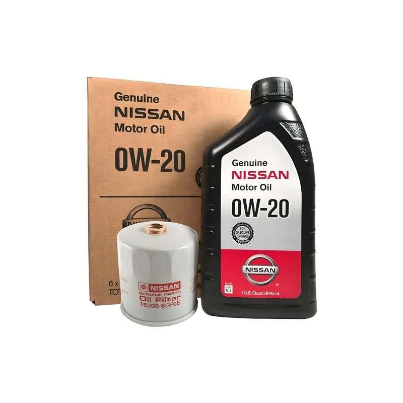 Genuine Nissan 0W-20 Oil Change Kit 15208-65F0E