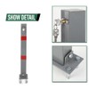 Safety Bollard Post Steel Folding Parking Barrier Lockable Car Bollard