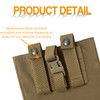 Drlmeio Tactical Foldable Molle Dump Pouch, 500D Nylon Throw Bag,