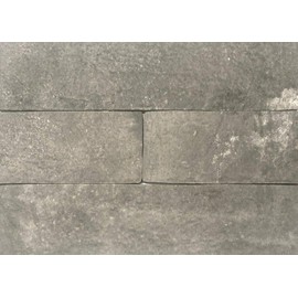 2.5" x10" Manhattan Gray Brick Porcelain Tile (1 Piece)